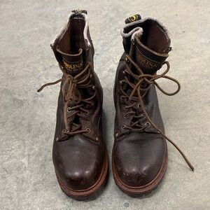 Carolina Women's Dark Brown Combat Boots